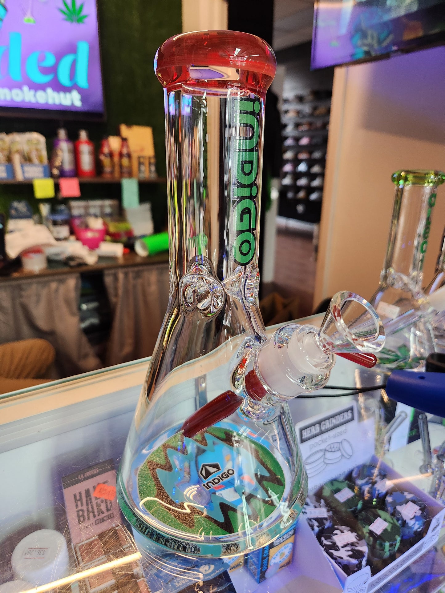 10" Indigo 9MM Glass Water Bong