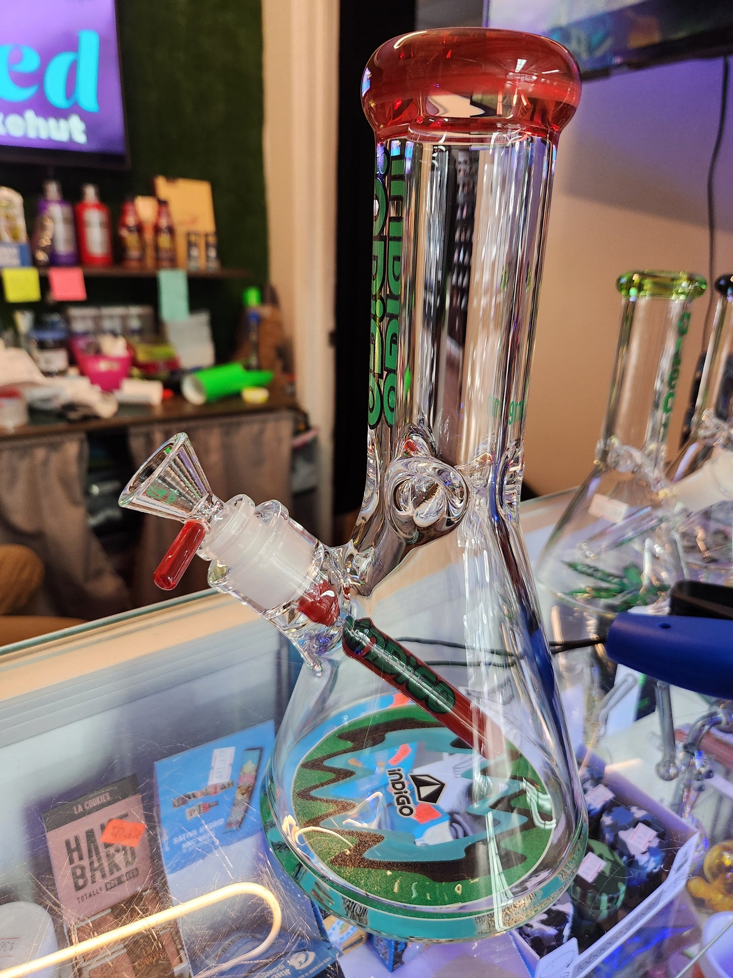 10" Indigo 9MM Glass Water Bong