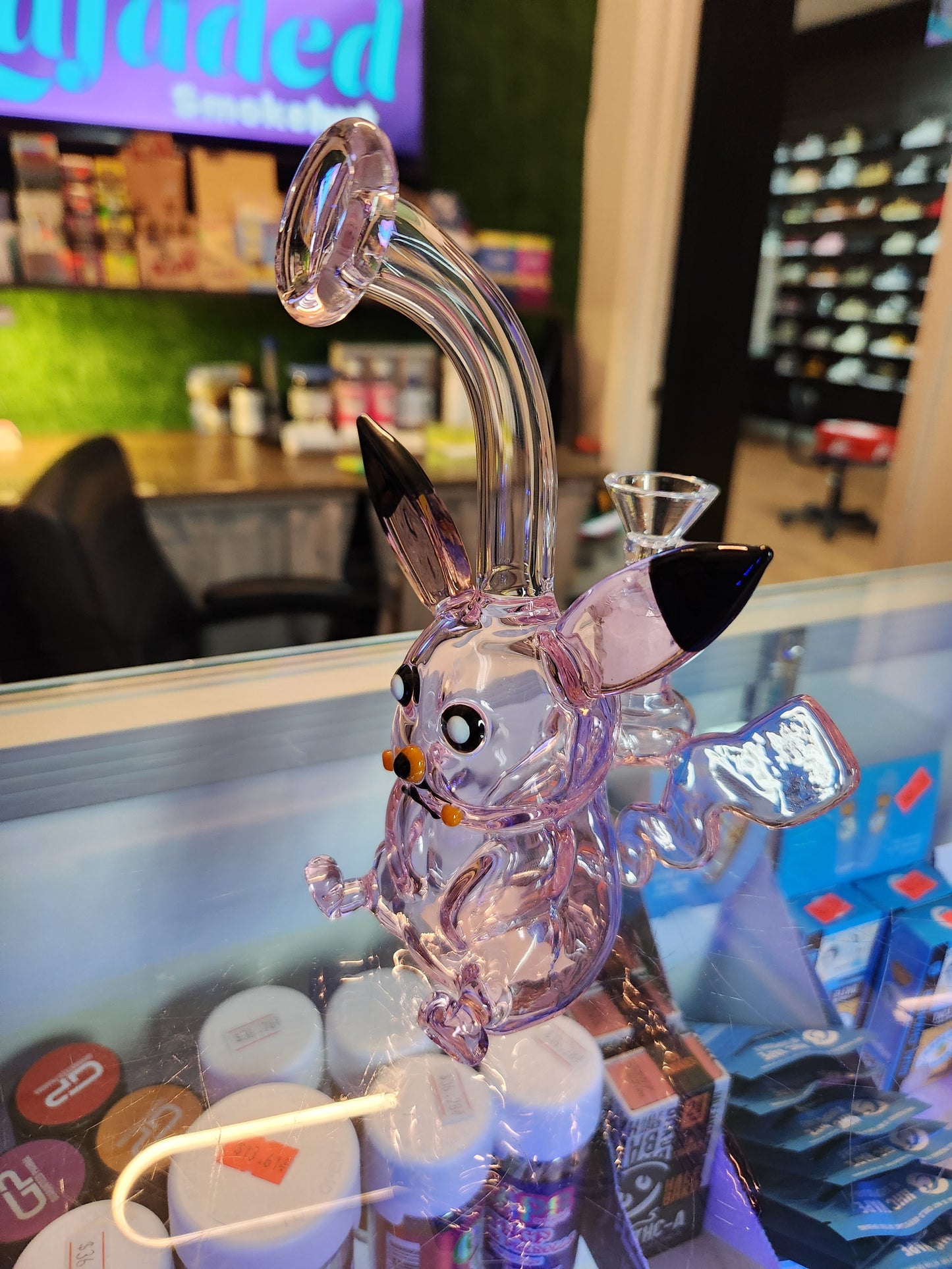 6" Pikachu Pink Water Pipe