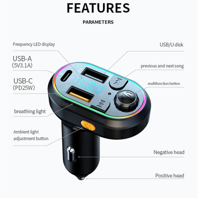 Car MP3 C29 Bluetooth Fast Charger