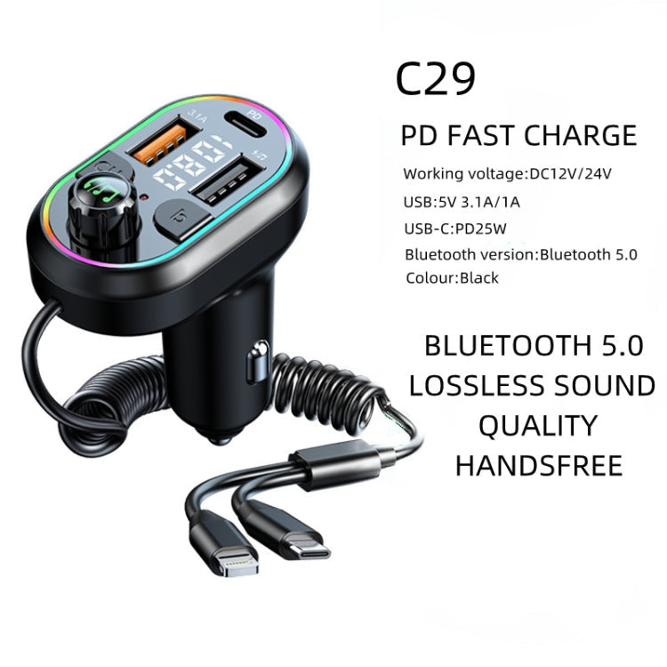 Car MP3 C29 Bluetooth Fast Charger