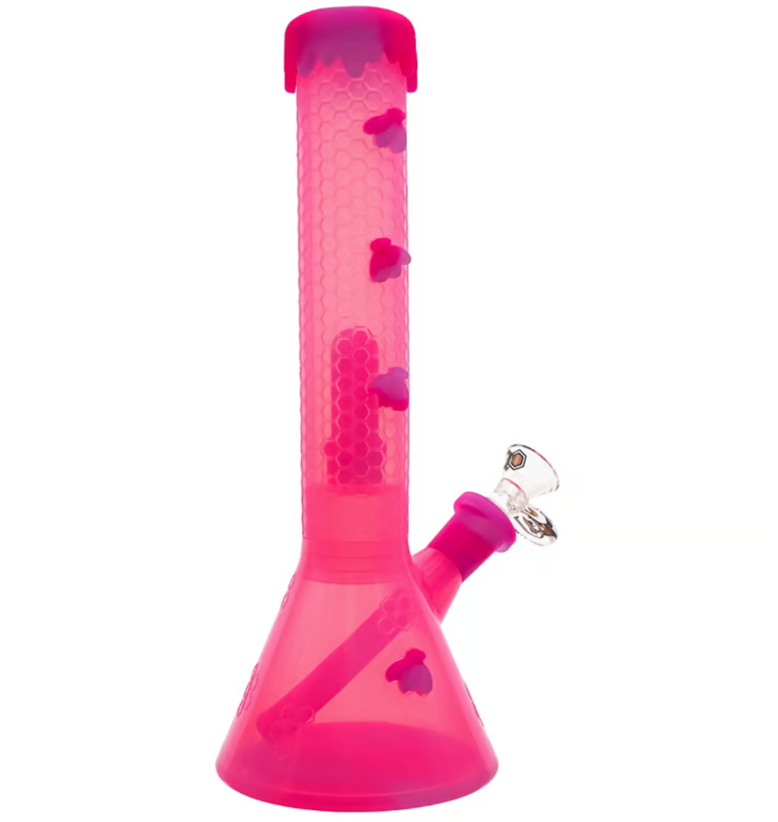 10.5 IN. Stratus OPAQUE Silicone Water Pipe with Inbuilt Shower Head Percolator