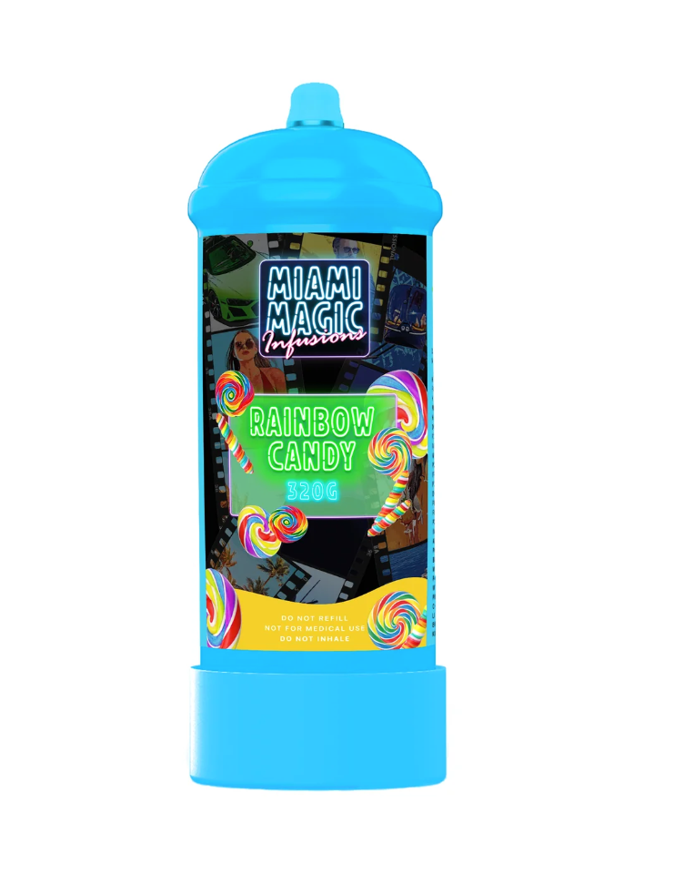 Miami Magic Infusions 320g N20 Cream Charger Canister (6 Pack)