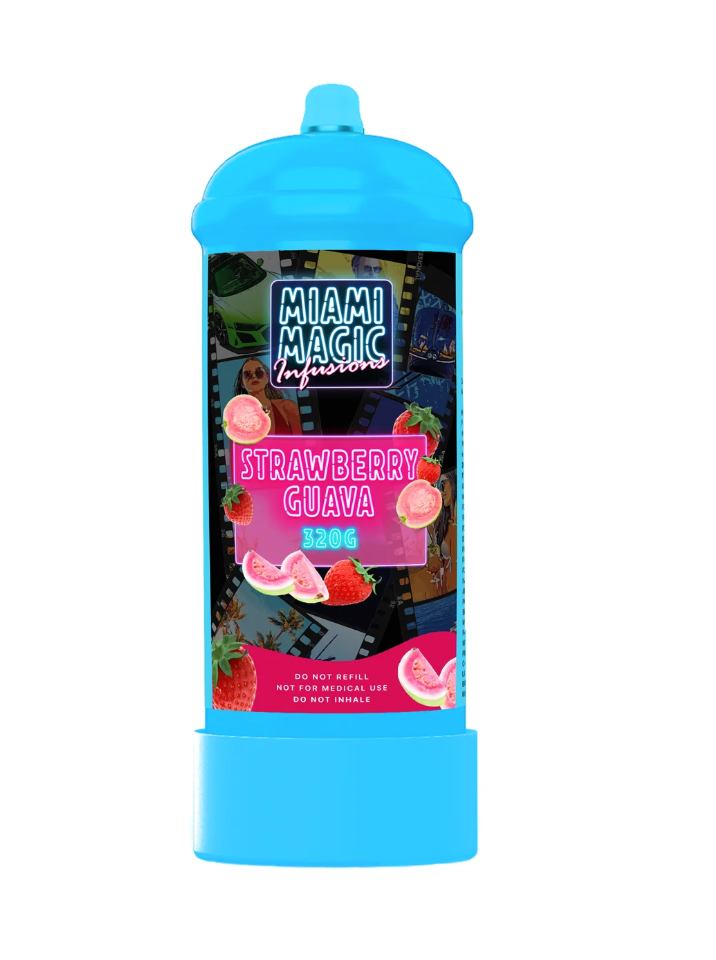 Miami Magic Infusions 320g N20 Cream Charger Canister (6 Pack)