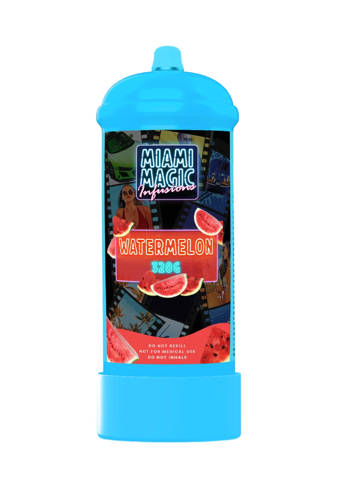 Miami Magic Infusions 320g N20 Cream Charger Canister (6 Pack)