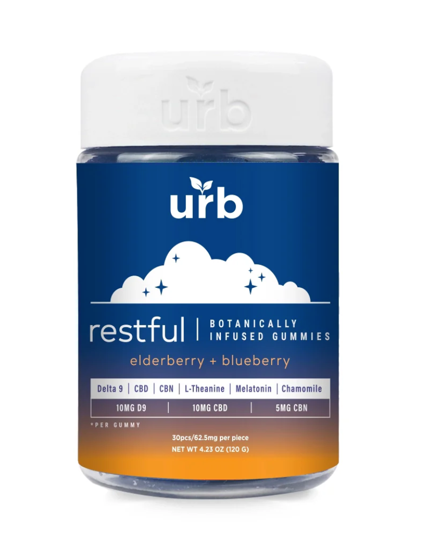 URB Restful Botanically Infused Gummies 1875MG