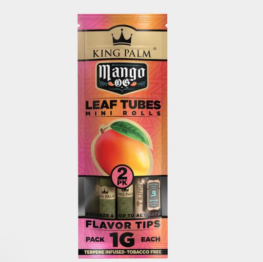 King Palm Leaf Tubes Mini Rolls - Mango OG