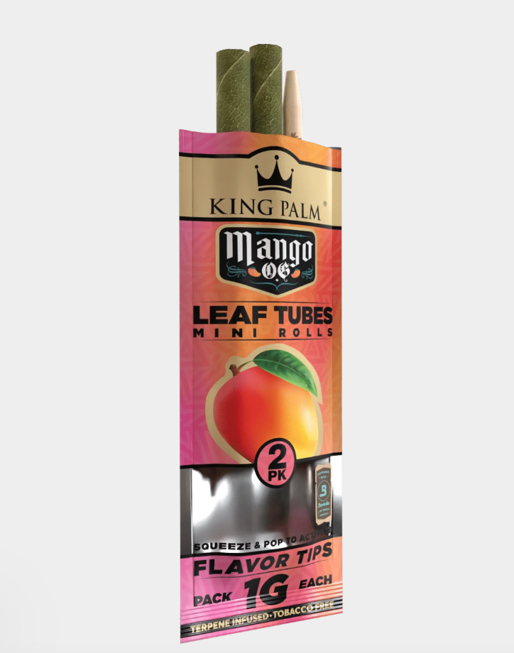 King Palm Leaf Tubes Mini Rolls - Mango OG