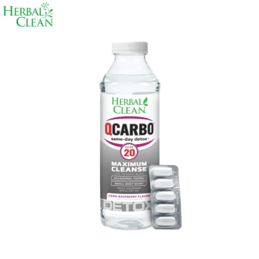 HERBAL CLEAN QCARBO20 CLEAR EXTREME STRENGTH CLEANSING FORMULA - Cran Raspberry