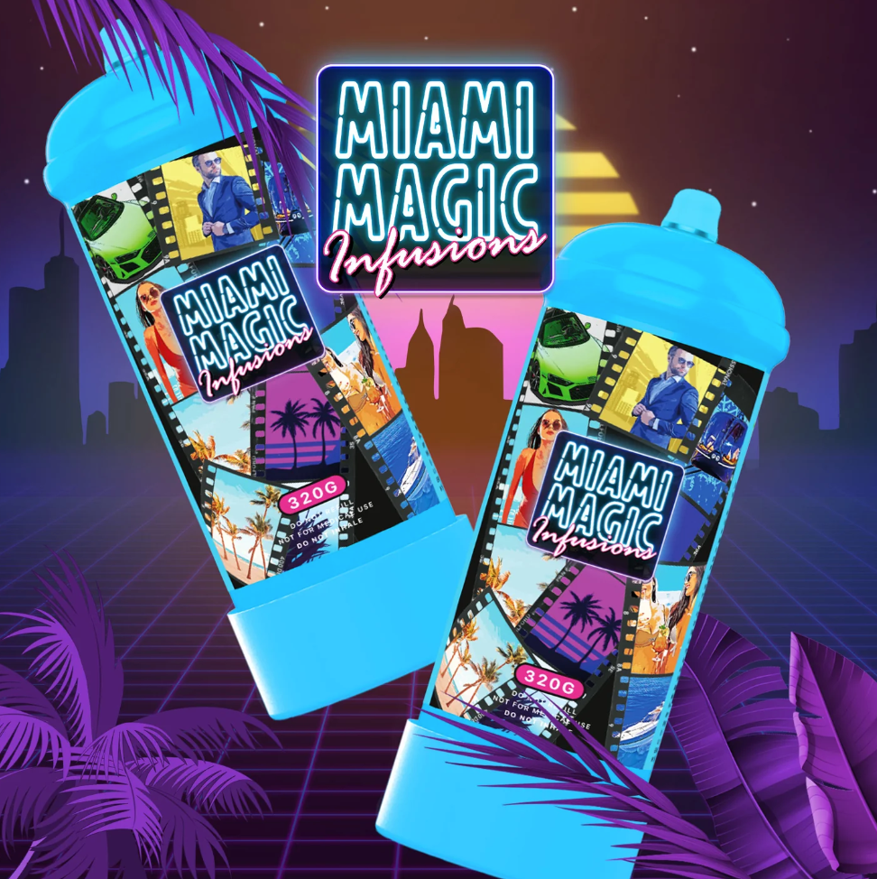 Miami Magic Infusions 320g N20 Cream Charger Canister (6 Pack)
