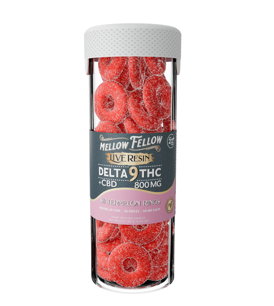 Mellow Fellow Delta 9 Live Resin Gummy Rings