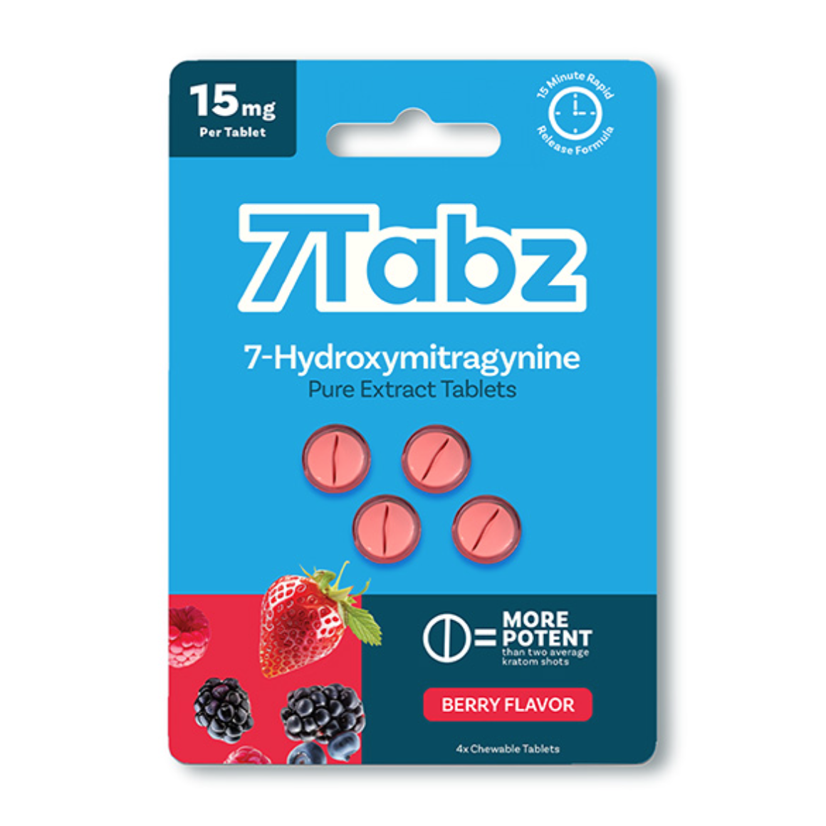 7Tabz 7-Hydroxymitragynine Pure Extract Tablets Box 4 x 10 / 15mg