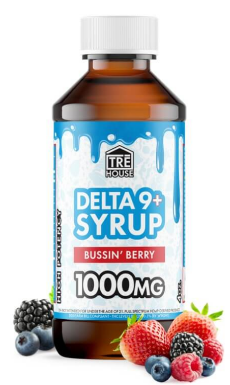 Tre House - Delta 9 Syrup Bussin’ Berry 1000mg