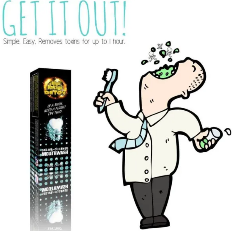 High Voltage Detox Saliva Cleanse Mouthwash