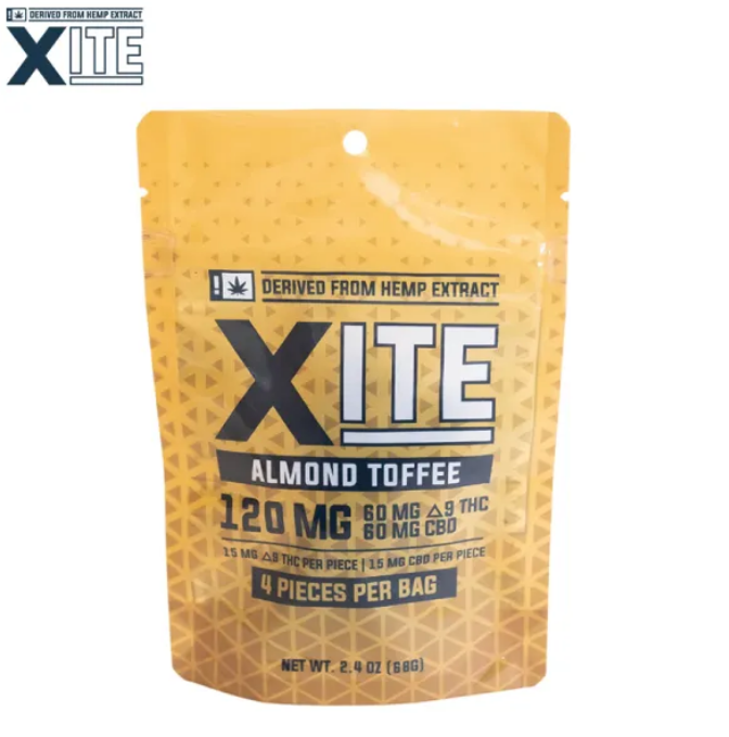 XITE D9 CHOCOLATE BITES 120MG 4 Piece