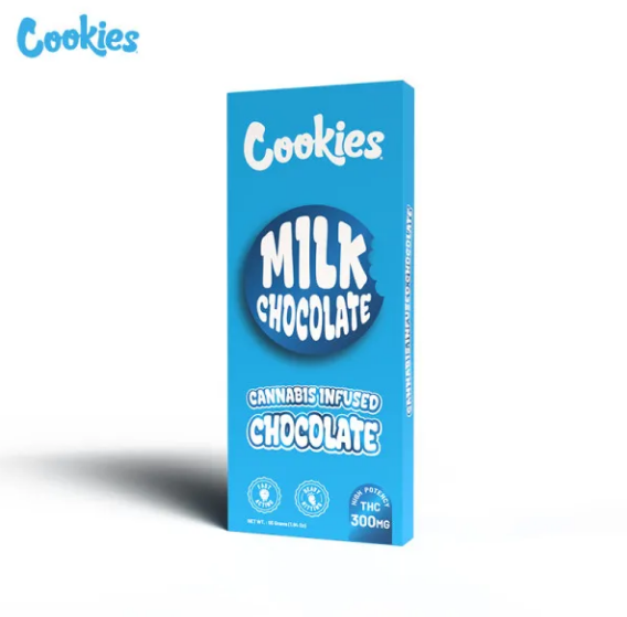 COOKIES D9 CHOCOLATE BAR 300MG - MILK CHOCOLATE