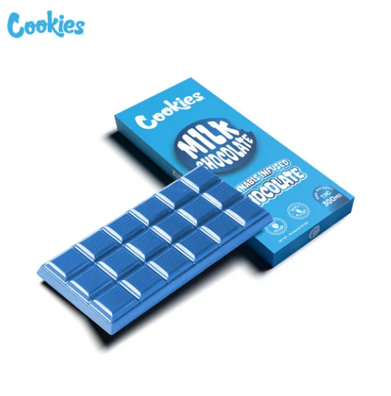 COOKIES D9 CHOCOLATE BAR 300MG - MILK CHOCOLATE