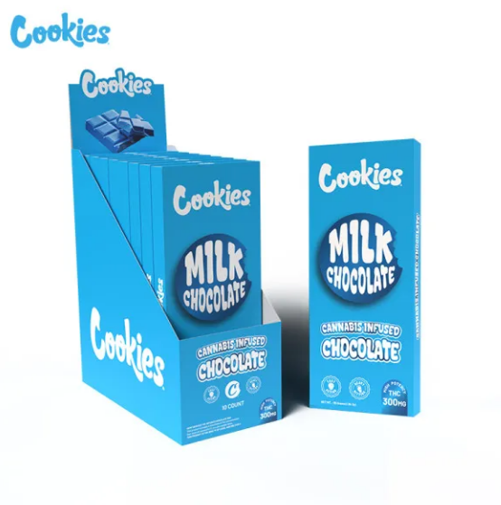 COOKIES D9 CHOCOLATE BAR 300MG - MILK CHOCOLATE