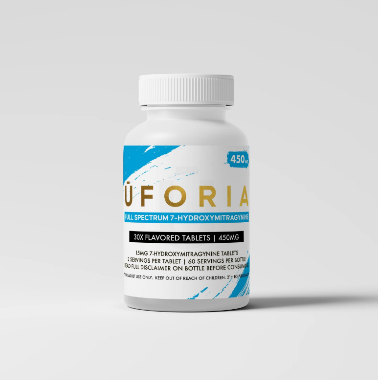 450mg Bottle | 30x 15mg Tablets | 7-Hydroxymitragynine