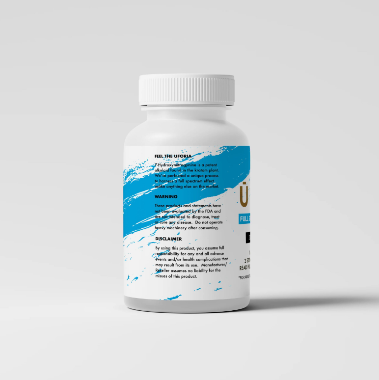 450mg Bottle | 30x 15mg Tablets | 7-Hydroxymitragynine