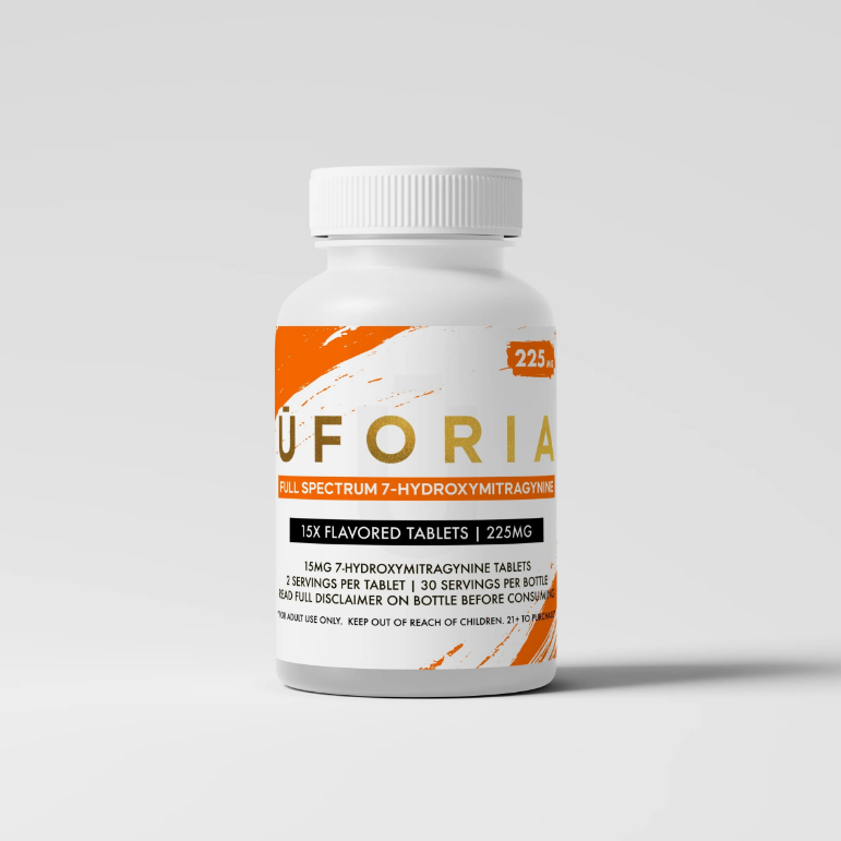 225mg Bottle | 15x 15mg Tablets | 7-Hydroxymitragynine