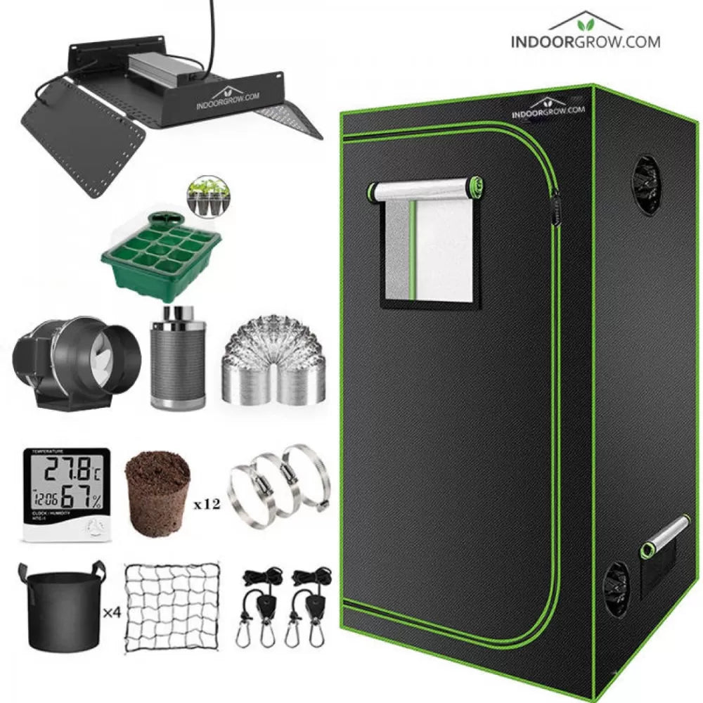 Indoor Grow Tent Kit 3x3 LED System