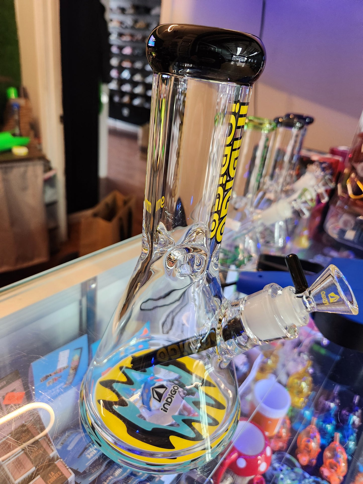 10" Indigo 9MM Glass Water Bong