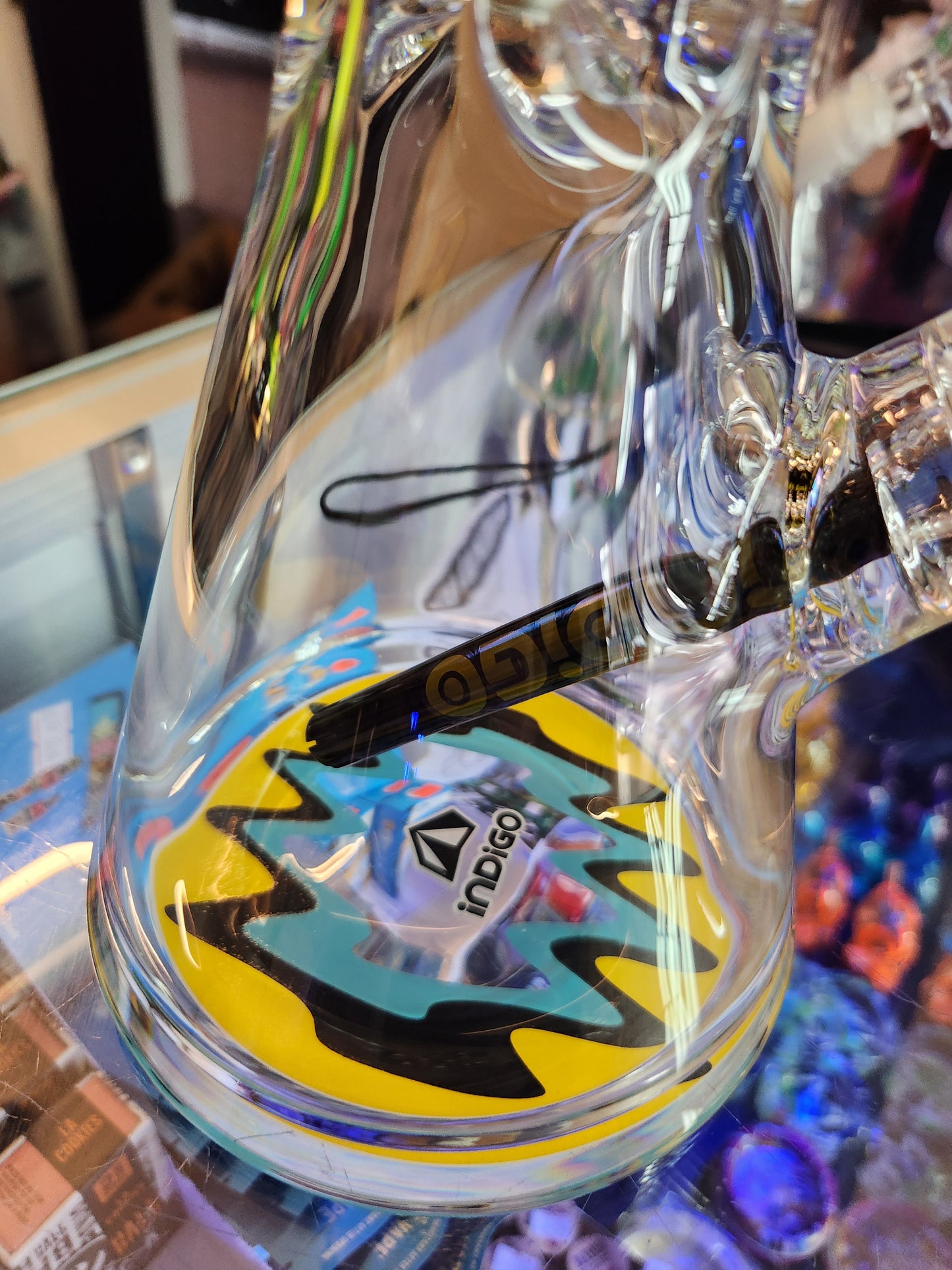 10" Indigo 9MM Glass Water Bong