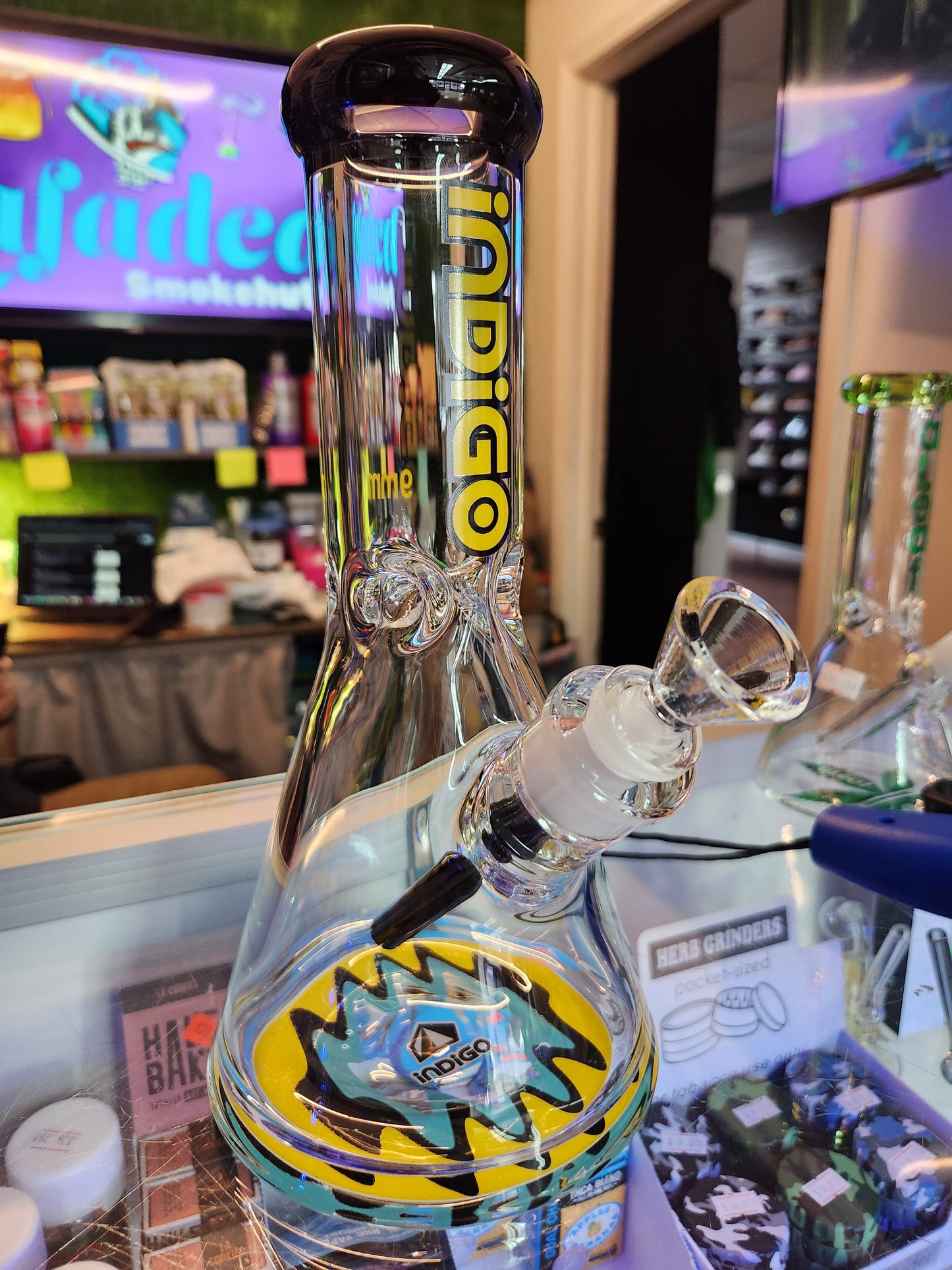 10" Indigo 9MM Glass Water Bong