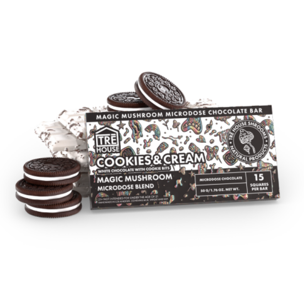 Tre House - MUSHROOM BAR : Peanut Butter, Cookies N Cream , Fruity Cereal