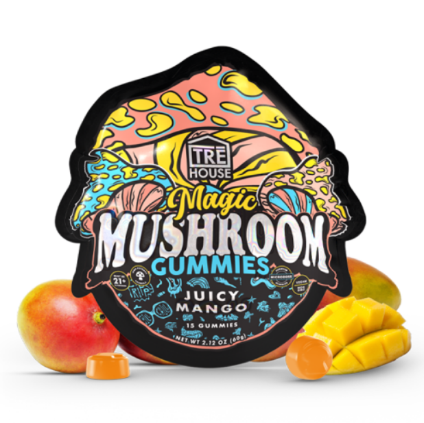Tre House - Mushroom Gummies Strawberry, Mango, Watermelon