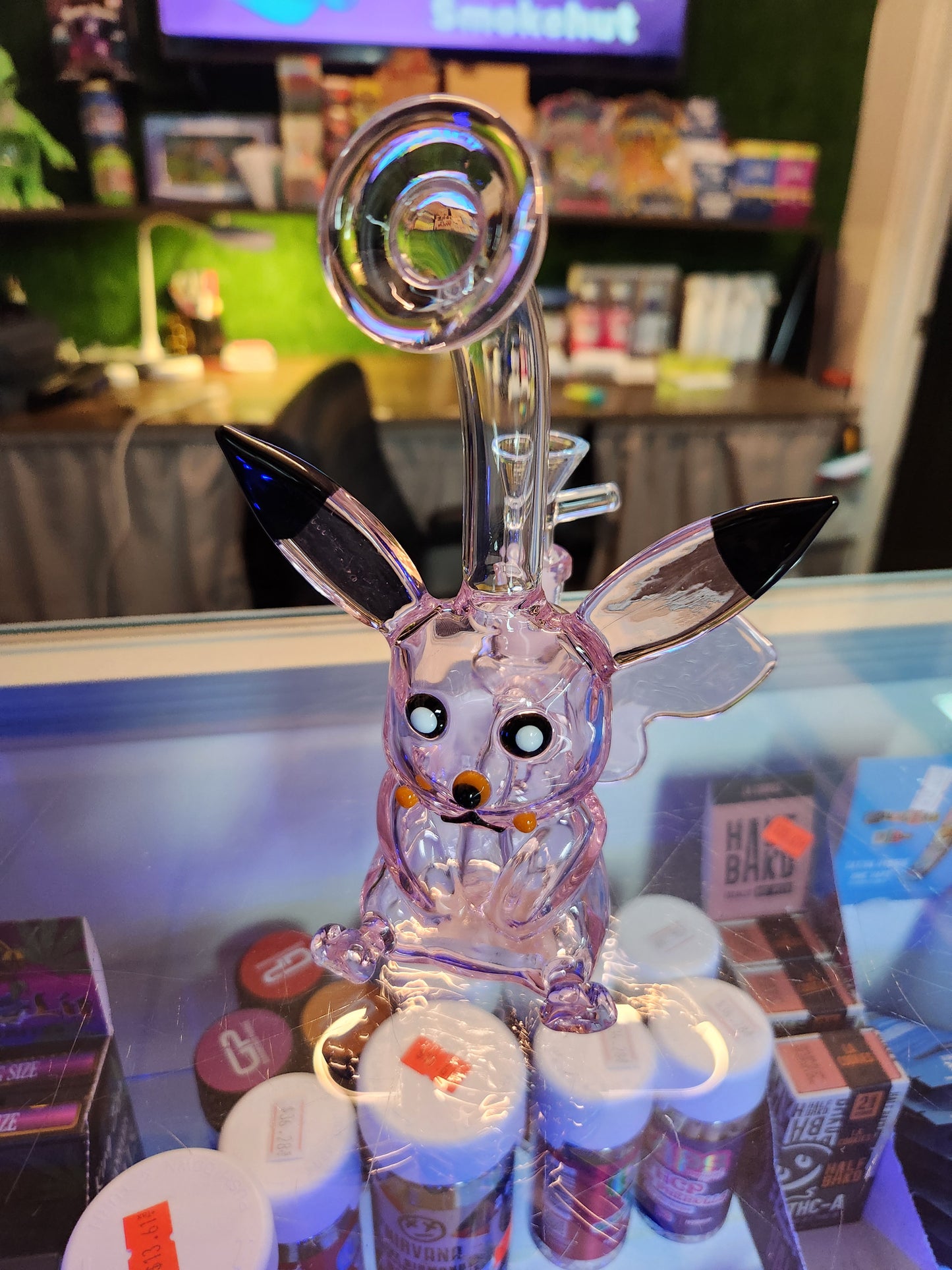 6" Pikachu Pink Water Pipe