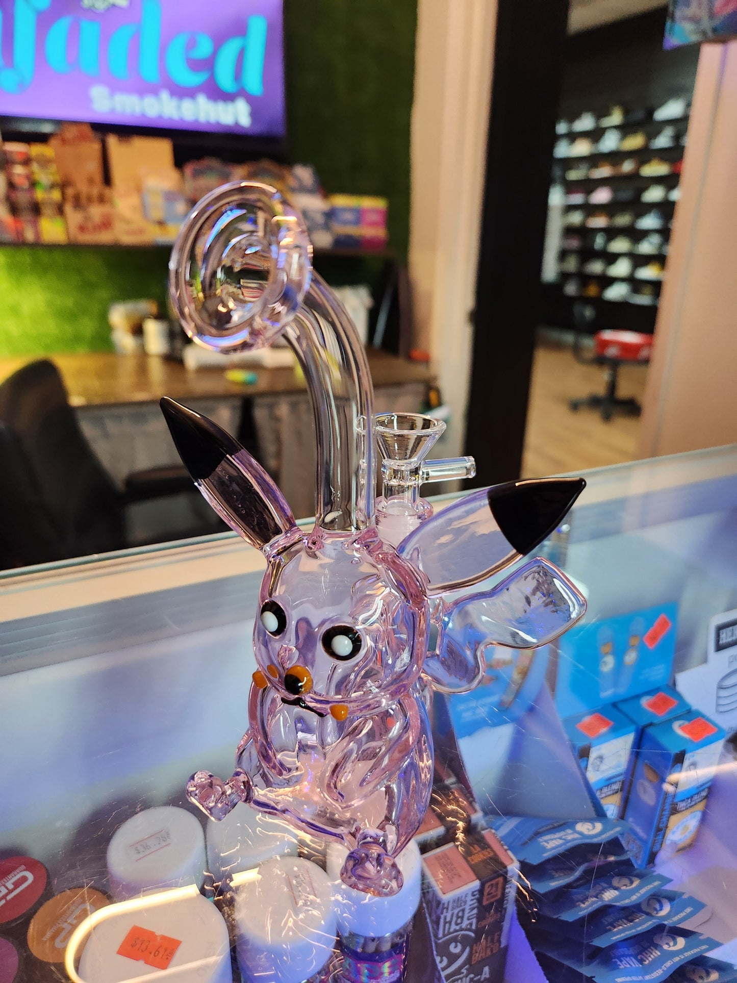 6" Pikachu Pink Water Pipe