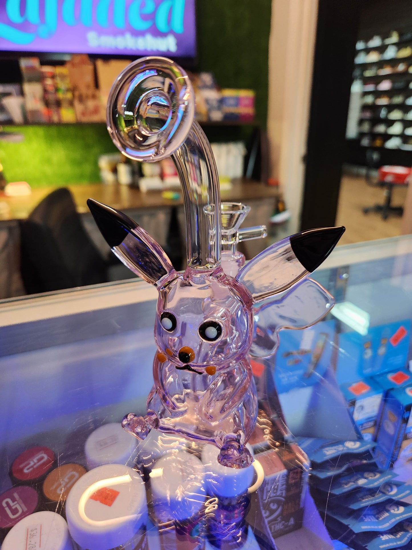 6" Pikachu Pink Water Pipe