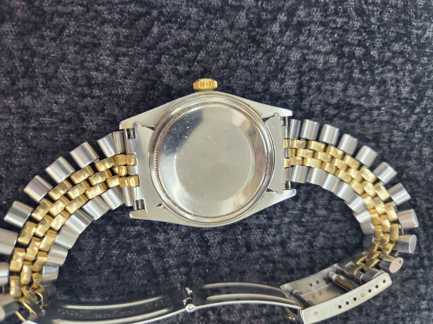 Rolex Oyester Perpetual Datejust 1601 Gold Bezel - Rare 1973 36MM RARE!